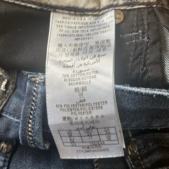 Guess By Marciano Dark Blue Jeans Size 24 - Picture 8 of 14